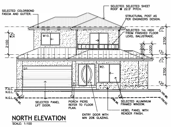 Double Storey Callaway Facade